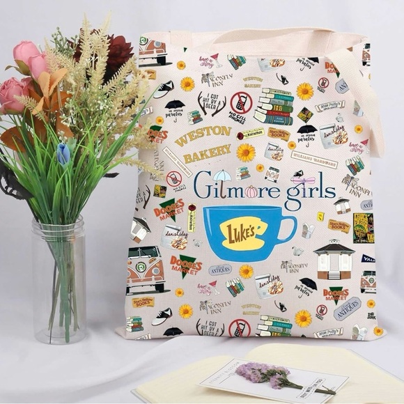 Gilmore Girls Tote Bag with Multicolor Design - Picture 3 of 5